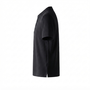 Polo classique pour homme, respirant, séchage rapide, vêtements de golf décontractés, logo personnalisé, OEM, ODM, vente en gros, polo uni pour homme, manches courtes - Product Image 3