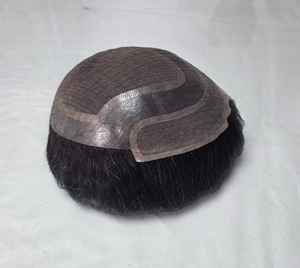 Toupee para Hombre Taz Hair, Peluca de Cabello Humano 100%, Densidad 60%-150%, Cabello Remy Indio, Resistente al Agua, Suave, Ondulado Profundo - Product Image 5