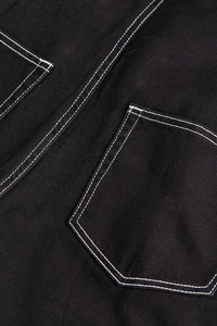 Peto de trabajo elegante para mujer, de algodón, suave, duradero, cómodo, con tirantes ajustables, estilo casual urbano - Product Image 4