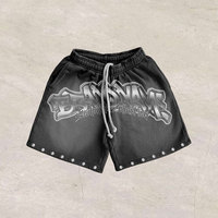 Ensemble T-shirt et short décontracté pour homme, couleur unie, coupe oversize, en coton respirant tricoté, idéal pour l'été, deux pièces, marque privée