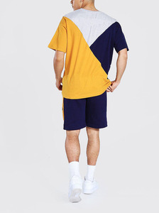 Summer Fashion Streetwear 100% Cotton Men T shirt and Shorts <b>Sets</b> Unisex Custom Logo Shorts and t Shirt <b>Set</b> Men - Product Image 6