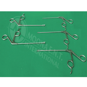 Moona E.N.T Instruments Arthroscopic Forcep Punch Forceps Set of 5 Pieces for Orthopedic Surgery CE Certified Class I Instrument - Product Image 2
