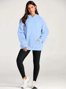Women's Pullover Hoodie Soft Cotton Fleece Acid Wash Custom Printing <b>Long</b> Sleeve Streetwear <b>Sweatshirt</b> - Product Image 6