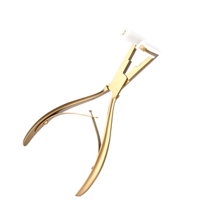 Gold Plated Hair Extension Pliers Metal <b>Tool</b> for Installation and Removal with Replaceable Tips Hair Styling <b>Tools</b> - Product Image 2