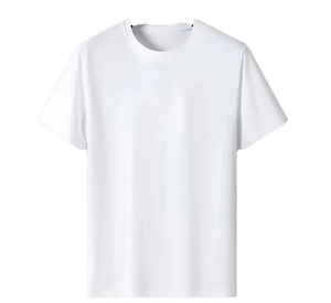 Customized Mens High Quality 100% Cotton T-shirt With Custom Logo Silk Screen Printing Comfortable Breathable Loose Fit - Product Image 1