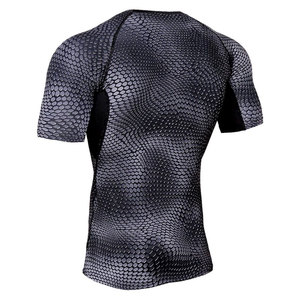 Haut de sport léger et respirant à manches courtes, anti-UV, extensible, contrôle de l'humidité, séchage rapide, pour les entraînements de fitness - Product Image 4