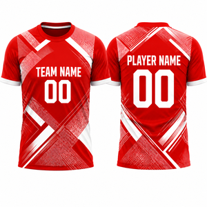 ชุดฟุตบอลผู้ชายใส่สบาย ลายชื่อผู้เล่น กางเกงขาสั้นพร้อมเสื้อ พรีเมียม ยืดหยุ่นสูง ปรับแต่งได้ 100% โพลีเอสเตอร์ ทรงเข้ารูป - Product Image 5