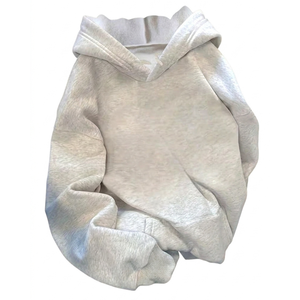 Sudadera con capucha personalizada para mujer, envío directo, sudadera lisa, gruesa, sin estampado. - Product Image 1