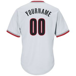 Camiseta de Béisbol Blanca Personalizada con Cuello en V para Hombre, Manga Corta, Nombre del Equipo Impreso, Malla de Poliéster, Absorbe la Humedad - Product Image 6