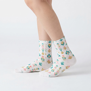 Calcetines de Tobillo Sublimados para Mujer, Calidad Premium, Transpirables, 100% Algodón, Cómodos para Uso Diario en Verano, Calcetines Deportivos para Dama - Product Image 3