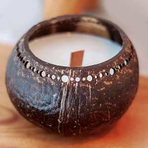 Custom scented <b>candles</b> with logo best quality decorative coconut shell <b>candle</b> for home decor - Product Image 1