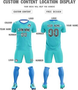 Uniformes y Pantalones Cortos de Fútbol Personalizados, Tela Transpirable que Absorbe la Humedad, Precio de Fábrica al por Mayor, Nombre y Número del Jugador - Product Image 2