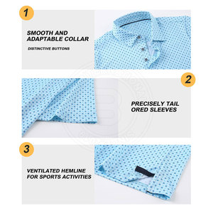 Polo de golf polyvalent pour jeunes, séchage rapide, manches courtes, vêtements de sport athlétiques, hauts de performance pour l'été - Product Image 6