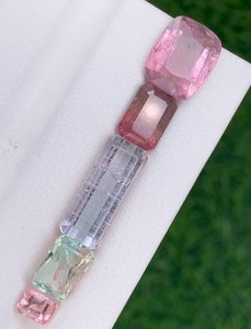 Pierres précieuses de tourmaline naturelle, pierres de tourmaline de couleurs mélangées pour la fabrication de bijoux et la collection - Product Image 3