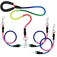 Rainbow <b>Dog</b> <b>Leash</b> OEM ODM Custom Logo Heavy Duty Nylon Pet Walking <b>Leash</b> Direct Manufacturer - Product Image 2