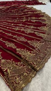 Beautiful Indian Ethnic Wear for Wedding and Festive Function in Heavy Sequins Zari Work Lehenga Choli for Women Fancy Outfit - Product Image 6