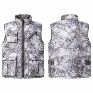 Gilet Softshell Homme MEGAMAPLE Camouflage Été Manches Longues Coupe-Vent Respirant Chasse Polyester Multi-usages - Product Image 1