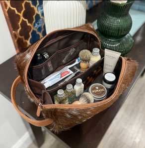 Trousse de Voyage de Luxe en Cuir Véritable avec Fermeture Éclair pour Sac, Logo Personnalisé, Vente en Gros, Organisateur Cosmétique en Cuir de Vachette Léger et Portable - Product Image 6