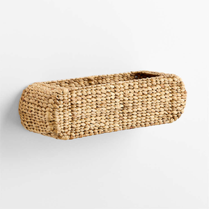 Étagères murales en jacinthe d'eau style ferme pour chambre d'enfant, étagère à livres, étagères murales pour bacs de rangement, fabriquées au Vietnam - Product Image 2