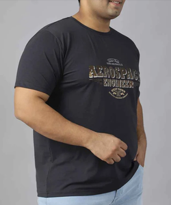 เสื้อยืดคอตตอน 100% 260gsm พิมพ์ลายด้านหน้า คอกลม แขนสั้น สไตล์ลำลอง สำหรับผู้ชาย รับผลิตตามสั่ง (OEM) พร้อมสกรีนโลโก้ - Product Image 2