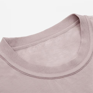 Camiseta de manga corta con cuello redondo de tamaño personalizado, camiseta informal de punto de algodón en blanco de 185 gramos para hombre - Product Image 3