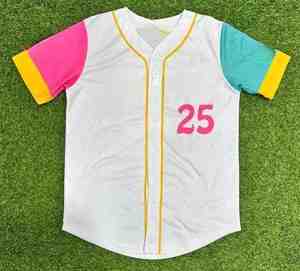 Camiseta de béisbol ligera de bajo MOQ, ropa de equipo, superventas, precio económico, camiseta de béisbol al por mayor hecha en Pakistán - Product Image 2
