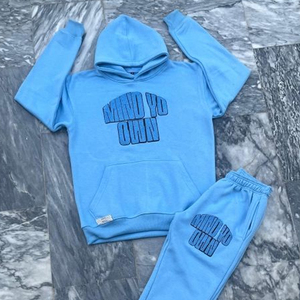 Conjuntos Deportivos de Felpa con Capucha, Personalizados con Bordado Chenille, para Invierno, Unisex, 100% Algodón, de Secado Rápido - Product Image 4
