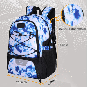 Sac de sport unisexe personnalisé avec logo, en nylon et polyester imperméable, haute qualité, pour l'école, l'entraînement de football et les voyages - Product Image 4