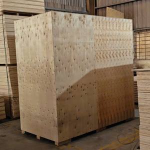 Lift Van Durable Recyclable LVL Packing Plywood Wooden <b>Crate</b> Solid Box Foldable <b>Stackable</b> Nestable Logistics Storage - Product Image 1