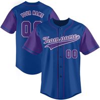 Jersey Baseball Lengan Pendek Pria Murah Polos untuk Semua Tim