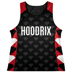 Venta al por mayor de camisetas de lacrosse sin mangas para mujer, sublimadas, de malla perforada, para práctica, de secado rápido, para entrenamiento de lacrosse. - Product Image 3