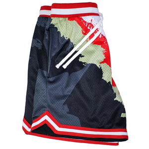 Shorts de sport décontractés pour hommes de la marque américaine tendance, imprimés, à séchage rapide, pour le basketball, en mesh - Product Image 4