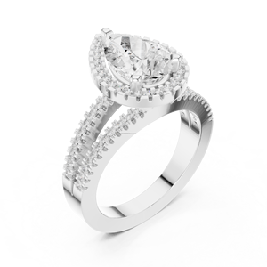 ENGRAVE Bague en pierre de lune 10k pour femme avec bande réglable - Product Image 4