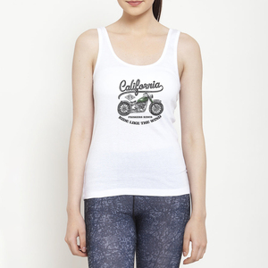 Camisetas sin mangas casuales para mujer, con gráfico personalizado, de algodón, para verano, cuello redondo, espalda cruzada, para gimnasio, correr, top acanalado para entrenamiento. - Product Image 4