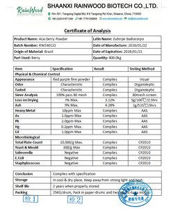 Rainwood - Concentrado de Polvo de Bayas de Acai Liofilizadas, Polvo de Jugo de Acai, Polvo de Acai - Product Image 2