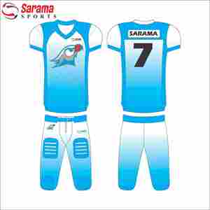 Ensemble de maillots de football américain sur mesure de haute qualité 100% polyester respirant, imprimé par transfert thermique, antibactérien, séchage rapide - Product Image 4