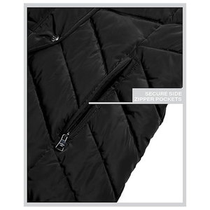 <b>Womens</b> Maxi <b>Puffer</b> Winter Coats Long Quilted <b>Jackets</b> for <b>Women</b> Weather Resistant <b>Puffer</b> Parka Hooded Warm Thick Outerwear - Product Image 4
