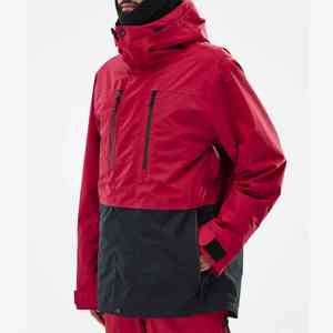 Traje de Esquí Personalizado 2025 para Hombre, Chaqueta de Esquí, Chaqueta de Snowboard, Color Rojo Oscuro/Negro, Impermeable, para Actividades al Aire Libre - Product Image 1