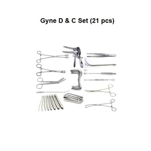 Ensemble d'instruments de dilatation et de curettage (D&C) pour chirurgie gynécologique, en acier inoxydable, manuel, usage hospitalier, Regal Impex - Product Image 6