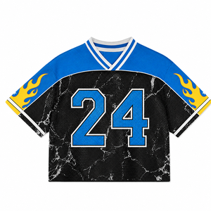 Factory Manufacture 100% Polyester Unisex American Football <b>Fan</b> Jersey Fully Sublimated V <b>Neck</b> Best Quality <b>Fan</b> Jersey - Product Image 1