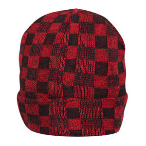 Custom Jacquard Knitted Satin Durable Beanie Hat Wholesale <b>Winter</b> <b>Cap</b> Warm Cuffed Unisex OEM Logo Sublimation Transfer Print - Product Image 3