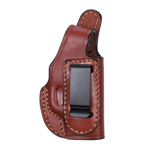 Funda para Cuchillo de Polímero con 5 Ranuras, Táctica, Universal, de Liberación Rápida, Diseño Cosido Marrón para Caza - Product Image 4