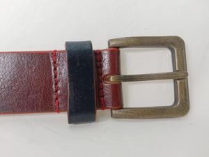 Cinturón Delgado de Cuero Genuino con Hebilla de Aleación Duradera Estilo Western Vintage 2026 para Hombre y Mujer - Product Image 3