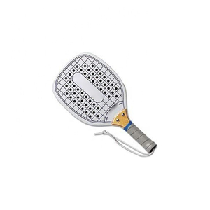 Raqueta de Pádel Portátil Personalizada 2026, Ligera, de Alta Resistencia, Forma de Lágrima, con Empuñadura de Fibra de Carbono, Cuero y Nailon para Cancha - Product Image 3