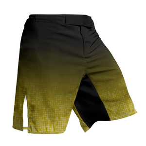 Shorts de MMA professionnels, extensibles dans 4 directions, respirants, séchage rapide, logo personnalisé, impression numérique, motif uni, 100% polyester pour adulte - Product Image 4