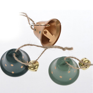 Campanas Navideñas de Diseño Ventajoso, Campanas Decorativas Navideñas de Aluminio Dorado para Sublimación, Uso en Bodas - Product Image 2
