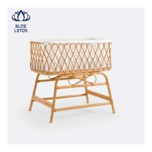 ENVÍO EN EL MISMO DÍA Cuna de Ratán 2026, Construcción Segura y Duradera para un Sueño Tranquilo y un Balanceo Suave para una Relajación Tranquila - Product Image 3