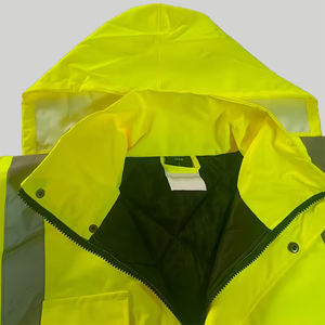 Chaqueta de Seguridad Reflectante de Alta Visibilidad para Invierno, Transpirable y Ecológica, con Capucha y Cierre de Cremallera, Más Vendida - Product Image 6