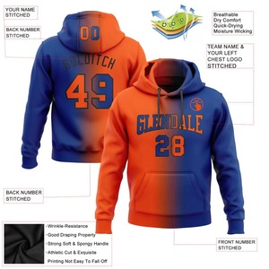 Sudadera con Números de Baloncesto Personalizados por Sublimación, Diseño Personalizado, Tejido Grueso, 100% Algodón, Ecológica, Resistente al Viento, Ropa de Equipo - Product Image 1