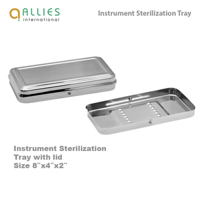 Bandejas para Instrumentos Quirúrgicos, Contenedores de Acero Inoxidable para Esterilización y Organización Médica - Product Image 1